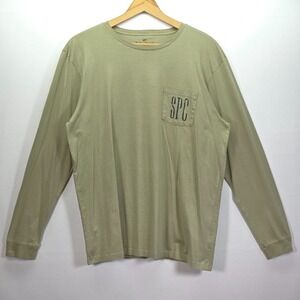 Southern Point Co. T Shirt Mens 2X Duck Hunting Graphic Chest Pocket Long Sleeve